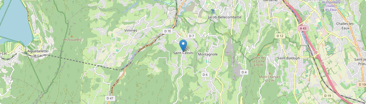 Saint-Cassin - Carte
