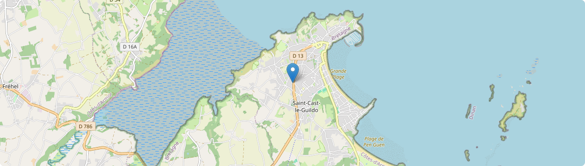 Saint-Cast-le-Guildo - Carte