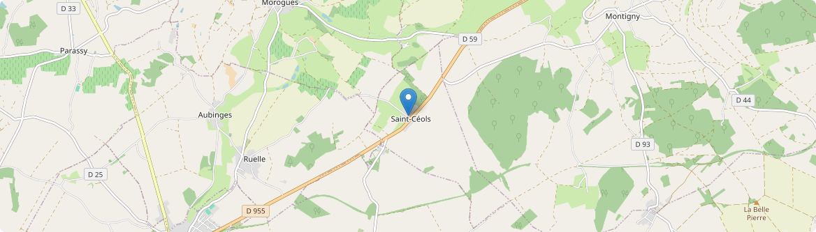 Saint-Céols - Carte