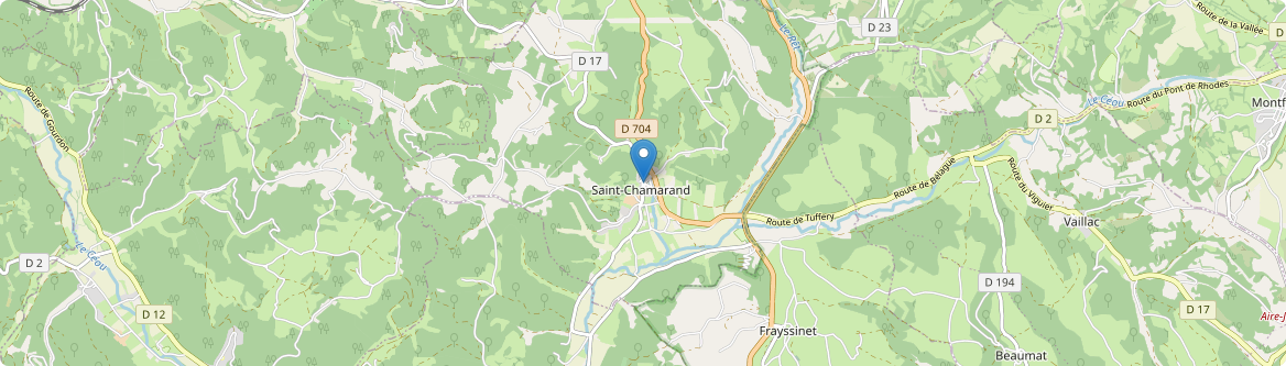 Saint-Chamarand - Carte