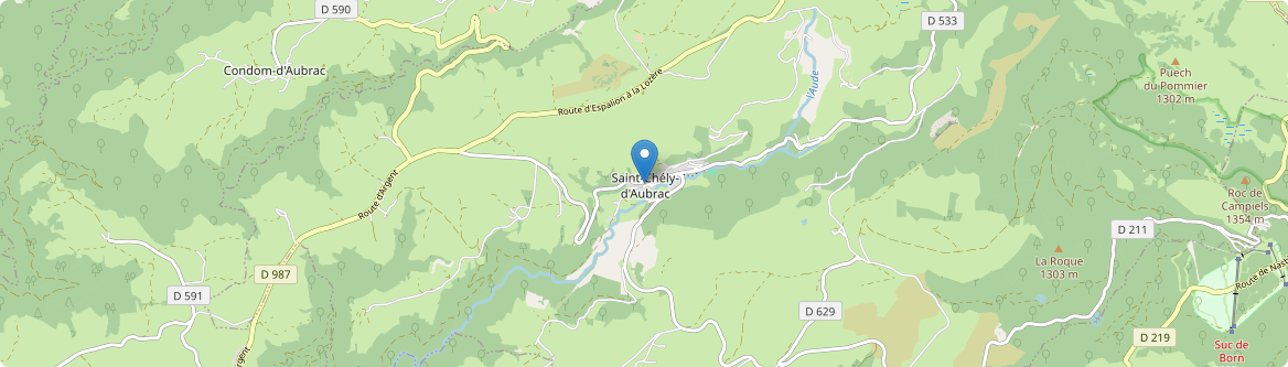 Saint-Chély-d'Aubrac - Carte