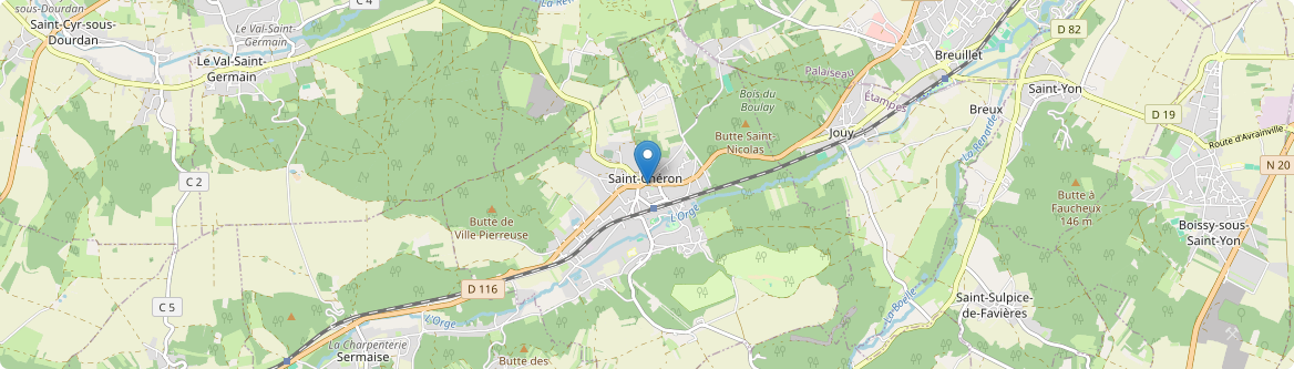 Saint-Chéron - Carte