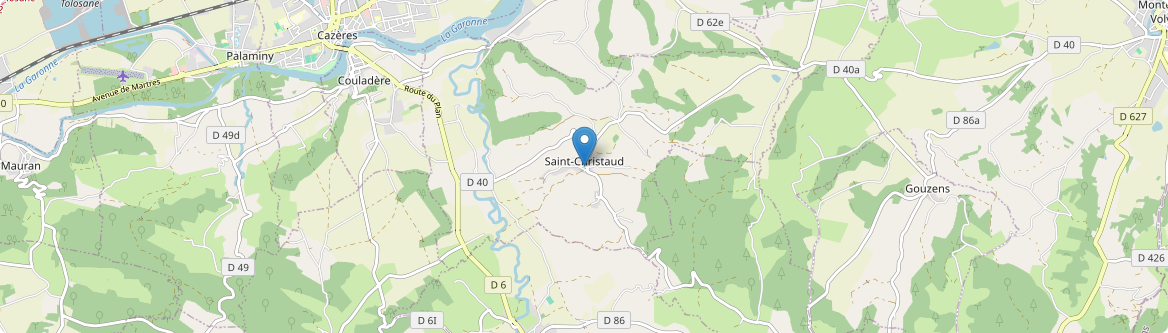 Saint-Christaud - Carte