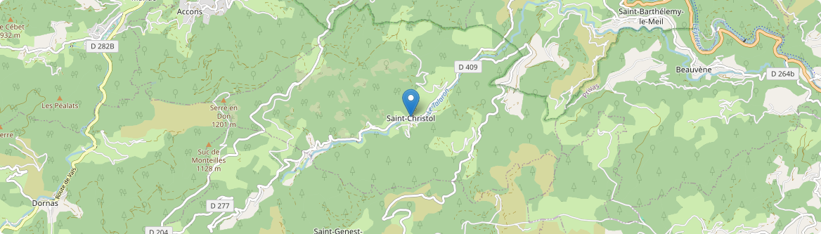 Saint-Christol - Carte