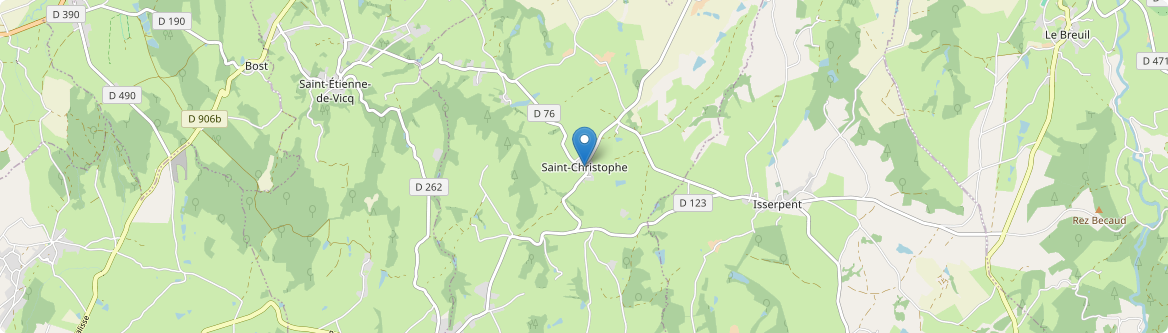 Saint-Christophe - Carte