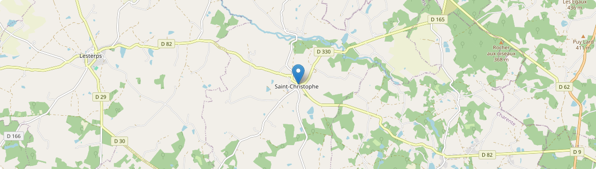 Saint-Christophe - Carte