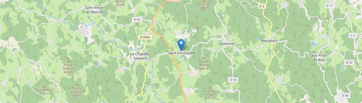 Saint-Christophe - Carte