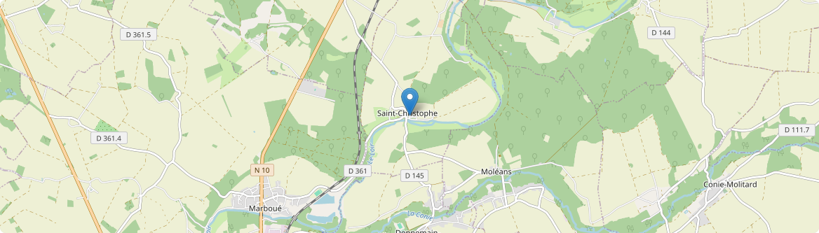 Saint-Christophe - Carte