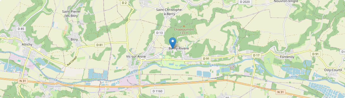 Saint-Christophe-à-Berry - Carte