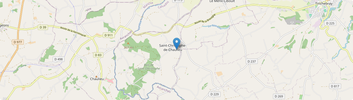 Saint-Christophe-de-Chaulieu - Carte