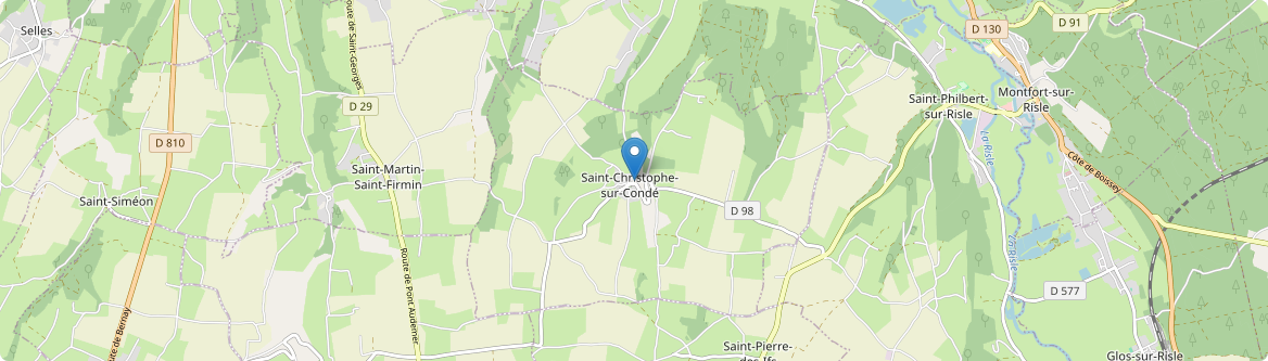 Saint-Christophe-sur-Condé - Carte