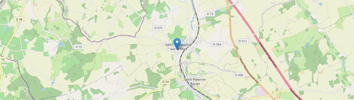 Saint-Christophe-sur-le-Nais - Carte