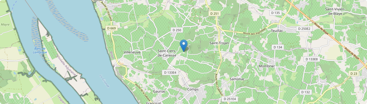 Saint-Ciers-de-Canesse - Carte