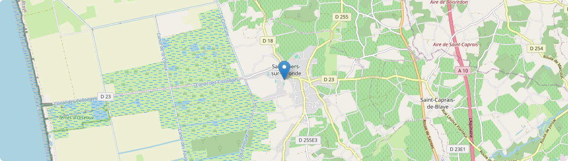 Saint-Ciers-sur-Gironde - Carte