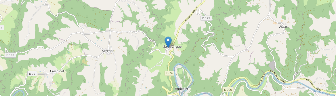 Saint-Cirgue - Carte