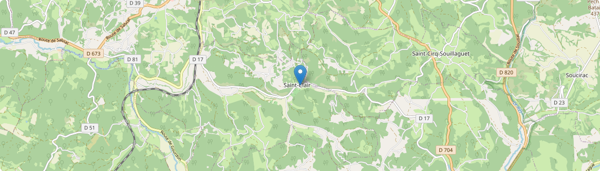 Saint-Clair - Carte