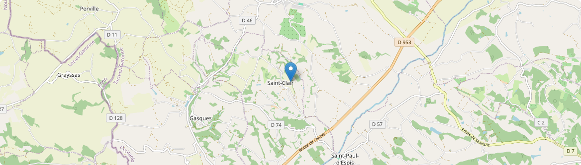 Saint-Clair - Carte