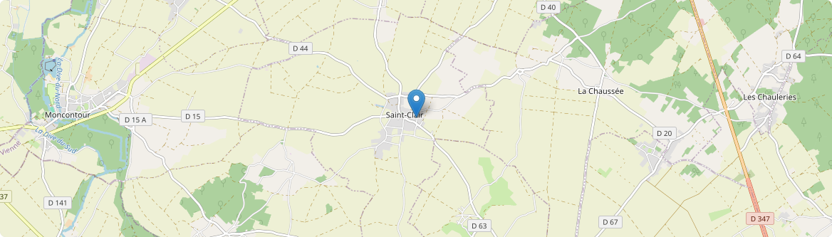 Saint-Clair - Carte