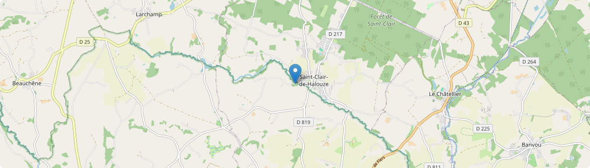 Saint-Clair-de-Halouze - Carte