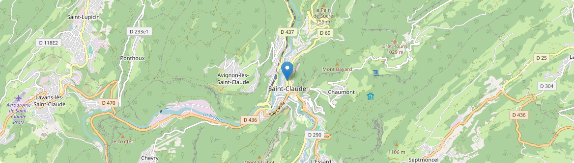 Saint-Claude - Carte