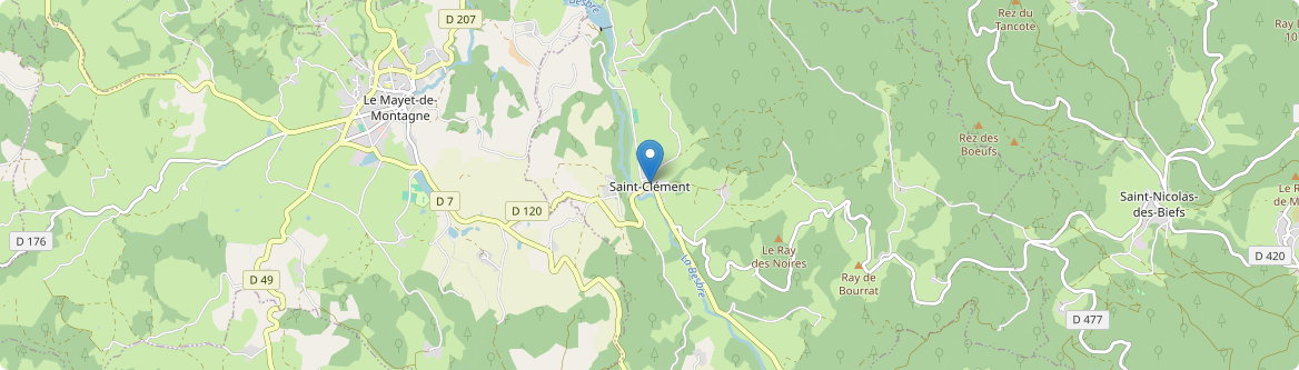 Saint-Clément - Carte