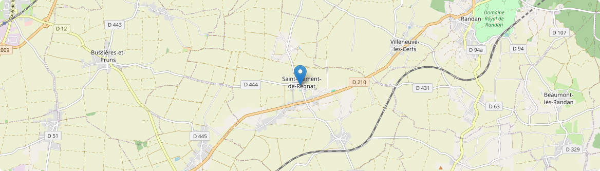 Saint-Clément-de-Régnat - Carte