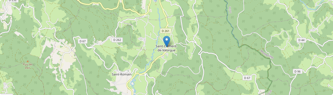 Saint-Clément-de-Valorgue - Carte