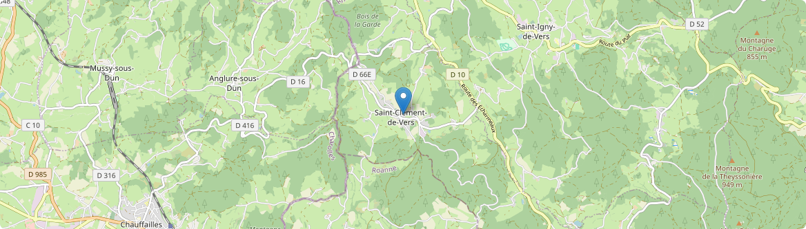Saint-Clément-de-Vers - Carte