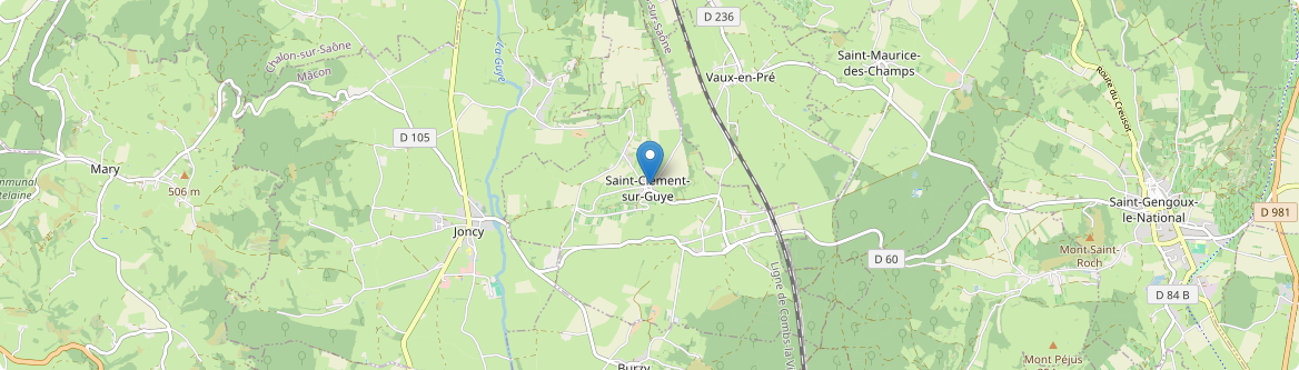 Saint-Clément-sur-Guye - Carte