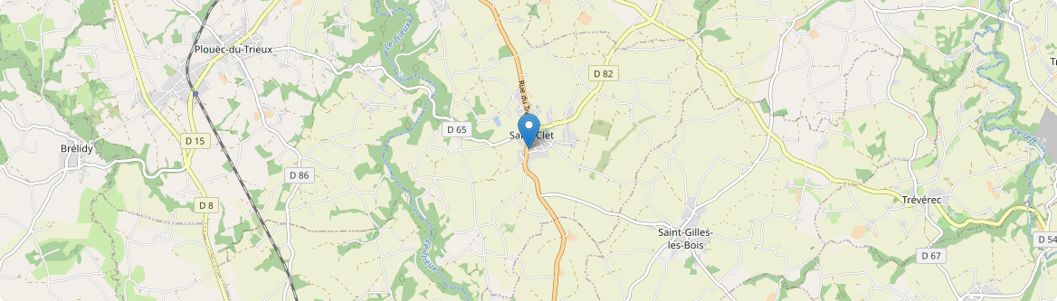 Saint-Clet - Carte