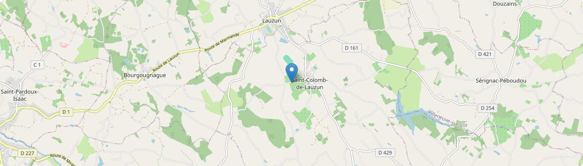 Saint-Colomb-de-Lauzun - Carte