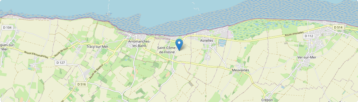 Saint-Côme-de-Fresné - Carte
