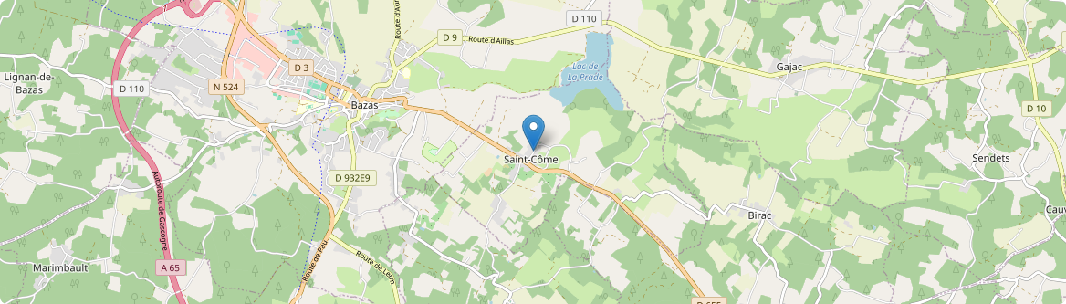 Saint-Côme - Carte