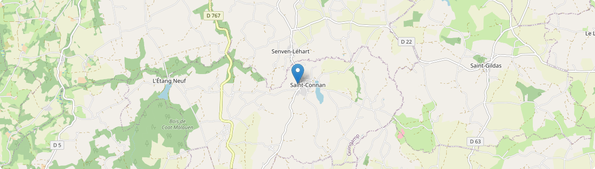 Saint-Connan - Carte
