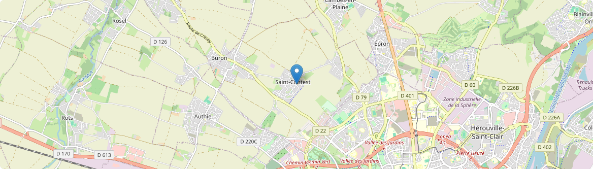 Saint-Contest - Carte