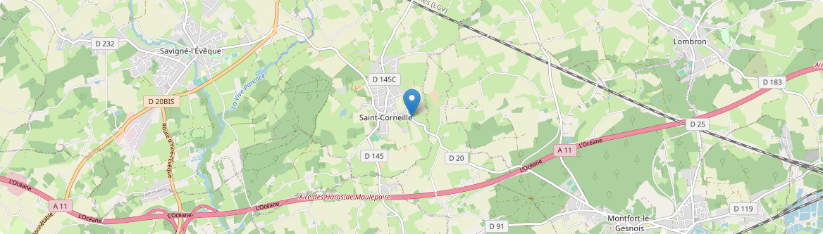 Saint-Corneille - Carte