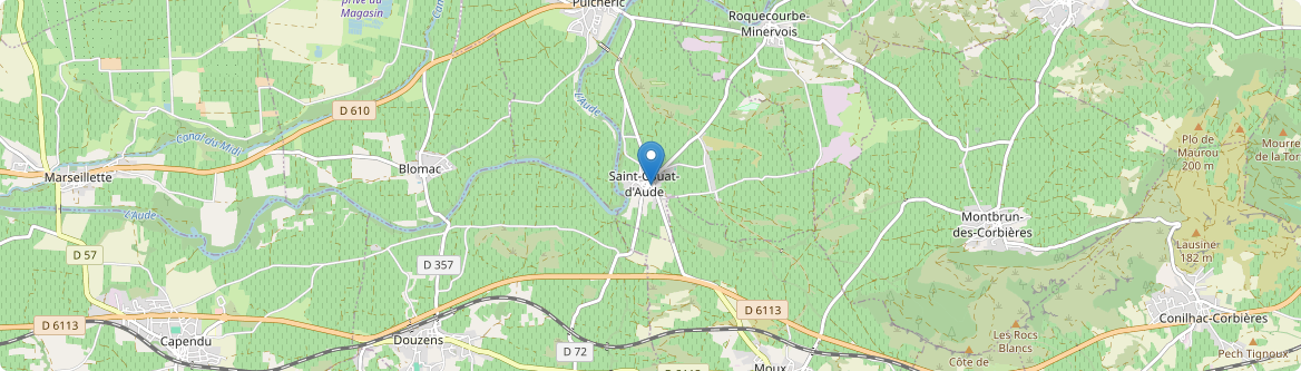 Saint-Couat-d'Aude - Carte