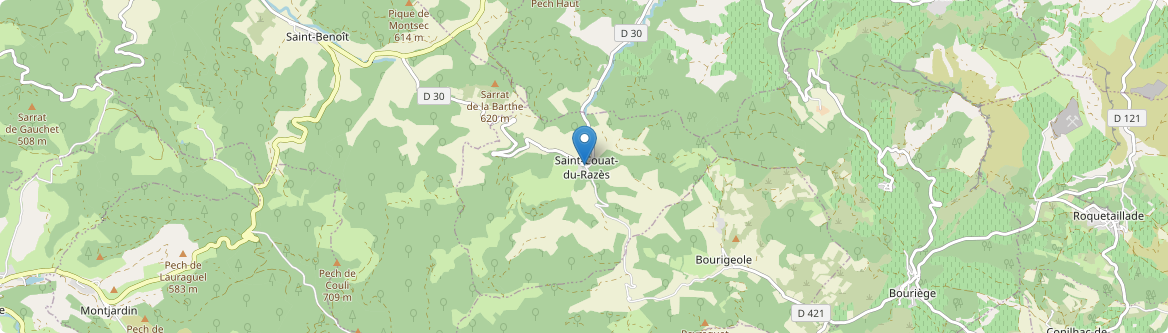 Saint-Couat-du-Razès - Carte