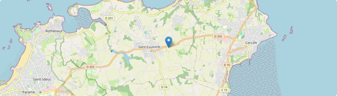 Saint-Coulomb - Carte