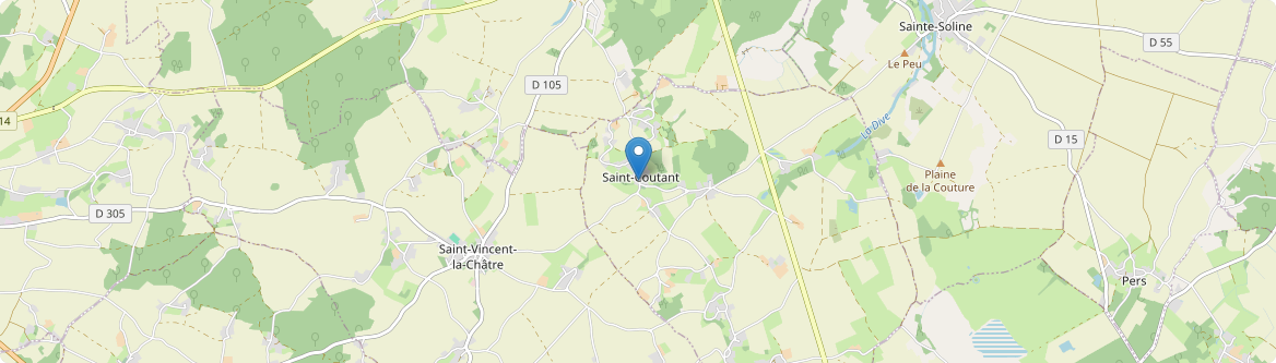 Saint-Coutant - Carte