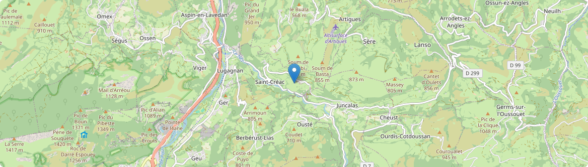 Saint-Créac - Carte