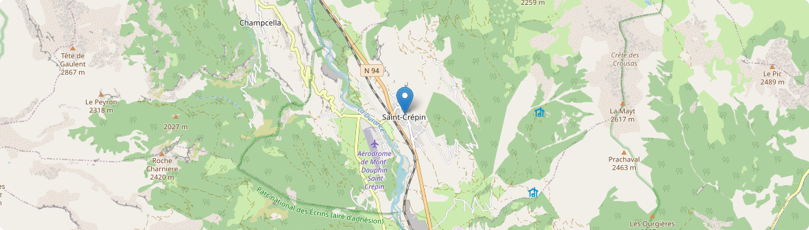 Saint-Crépin - Carte