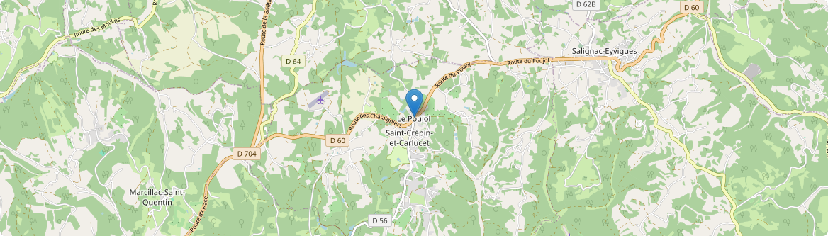 Saint-Crépin-et-Carlucet - Carte