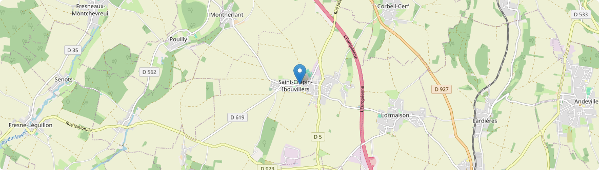 Saint-Crépin-Ibouvillers - Carte