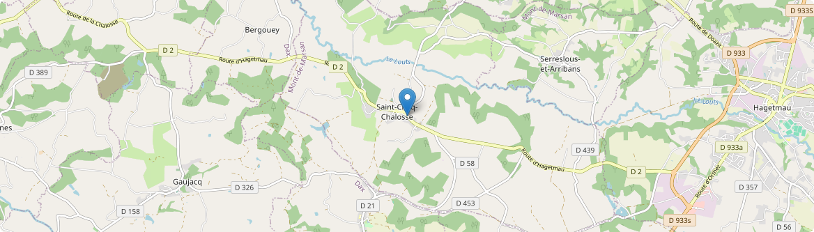 Saint-Cricq-Chalosse - Carte