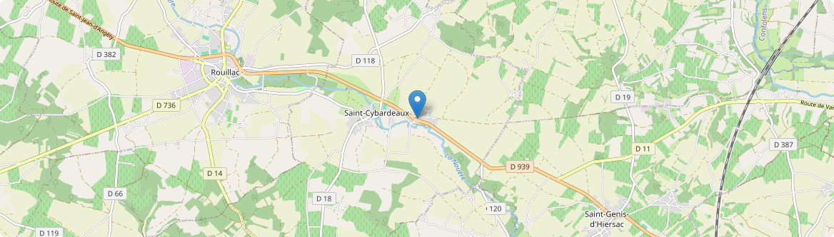 Saint-Cybardeaux - Carte