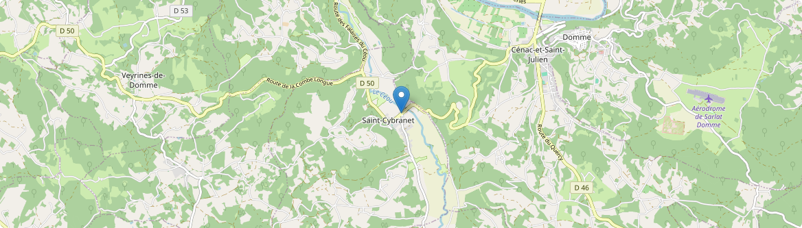 Saint-Cybranet - Carte