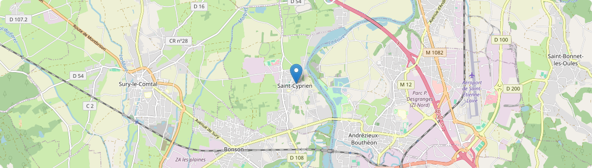 Saint-Cyprien - Carte