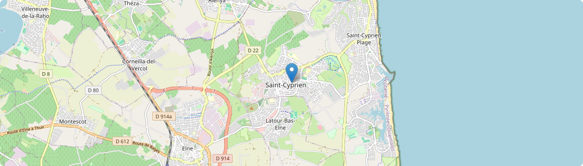 Saint-Cyprien - Carte