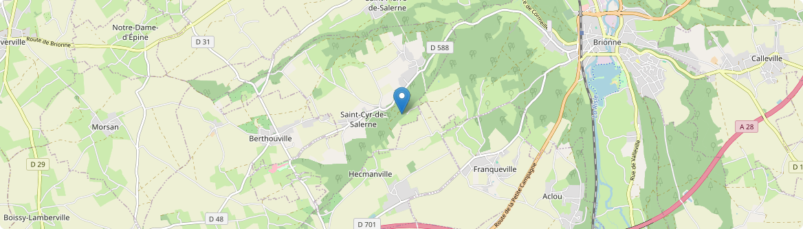 Saint-Cyr-de-Salerne - Carte